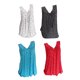thumbnail image 5 of Jumpingount Camiseta sin mangas con cuello en V Camiseta sin mangas para mujer Camiseta suelta para mujer Chaleco suelto Top de verano Prendas para la parte del cuerpo Rojo L, 5 of 6