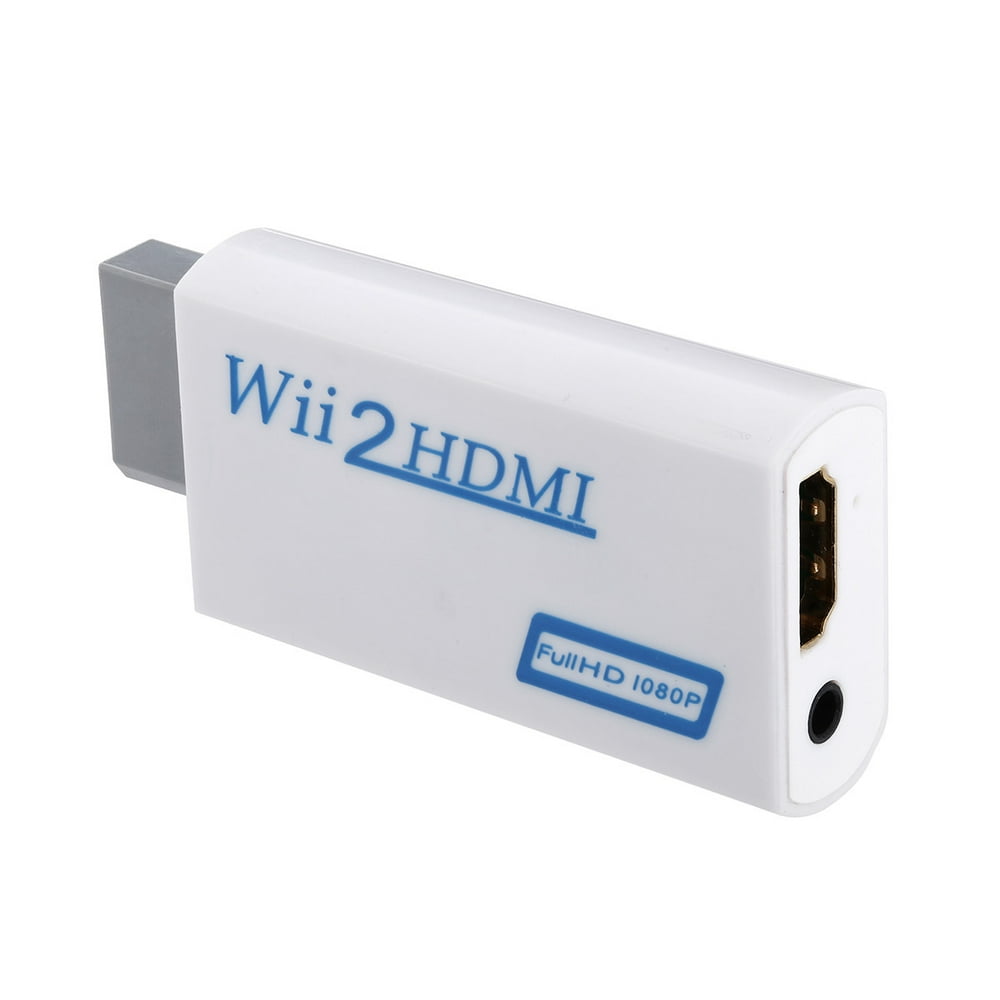 Wii to HDMI Wii 2 HDMI Converter Full HD 1080P Adapter 3.5mm Audio Output TV