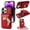Red, variant on TECH CIRCLE Multifunctional Phone Case for iPhone 14 Pro Cell Phone - [Built-in Wallet] Protective Portable Leather Cover Shell with Adjustable Shoulder Strap, Mint