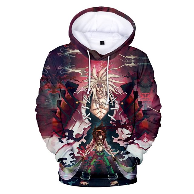 Sudaderas con capucha de Shaman King, chaqueta informal para niños y adultos, tallas para niños, jersey de Cosplay, ropa de calle, Jersey UnisexNegro AXXS Deng Xun unisex