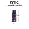 thumbnail image 4 of RTIC 12 oz Ceramic Lined Insulated Journey Water Bottle, Leak-Proof Lid, 2 Pack, Space Games, 4 of 7