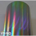 thumbnail image 2 of Black Holographic Chrome Vinyl Tile Sticker Architectural Vinyl Adhesive Decal Decor Film Car Wrap VViViD, 2 of 5