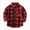 A19-Red, variant on Kids' Plaid Shirt – Unisex Checkered Long Sleeve Shirt & Jacket For Boys And Girls,Plaid Shirt Kids 18-24 Months
