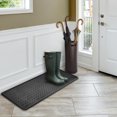 thumbnail image 1 of Mainstays  Black Rectangular Metro Rattan Boot Tray, 1 of 2