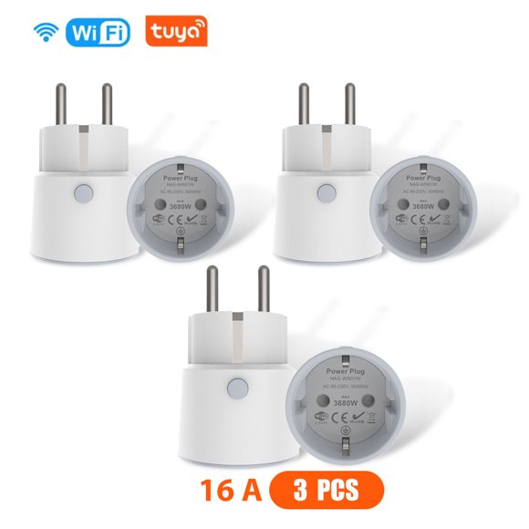 Smart Programmable Plug Switch Electricity Power Socket Automatic Electric Wireless Electronic Room Outlet Mobile Phone Safety Adapter Supplies EU Plug 16A
