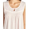thumbnail image 2 of Casual Nights Women's Fancy Lace Floral Sleeveless Nightgown, 2 of 5