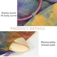 thumbnail image 3 of Womens Yoga Sport Bra Light Support Strappy Bra, Fitness suit sling top with chest pad, 3 of 5