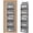 Grey, variant on Over The Door Organizer Storage, 5 Tiers Large Capacity Door Organizer Shelf, 44lb Heavy-Duty Behind the Door Storage for Closet, Bathroom, , Bedroom, Shoes, Grey