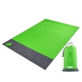 thumbnail image 2 of Viworld Outdoor Waterproof Picnic Blanket Rug Portable Camping Sandless Beach Sand Mat 140x200cm , Green, 2 of 6