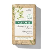 Klorane Ultra-Gentle Shampoo Bar with Oat Milk, Paraben, Preservative and Sulfate Free, Hypoallergenic, Eco-friendly, Biodegradable, Vegan, Dermatologist and Pediatric Tested, 2.8 Oz