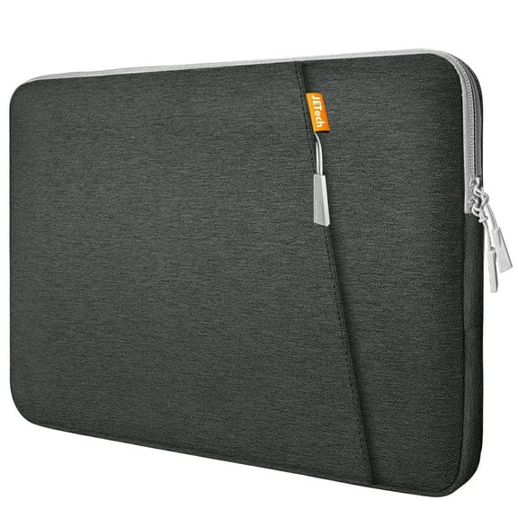 JETech Laptop Sleeve for 15-Inch Notebook, Compatible with MacBook Air 15-Inch M3/M2, MacBook Pro 16-Inch M4/M3/M2/M1, Waterproof Shockproof Case with Accessory Pocket Bag (Dark Grey)