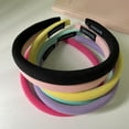 thumbnail image 2 of Women Headband Elastic Solid Color Wide Band Anti-slip Lightweight Hair-fixed Regular Fit Washing Face Hair Hoop Hair Accessories, 2 of 8