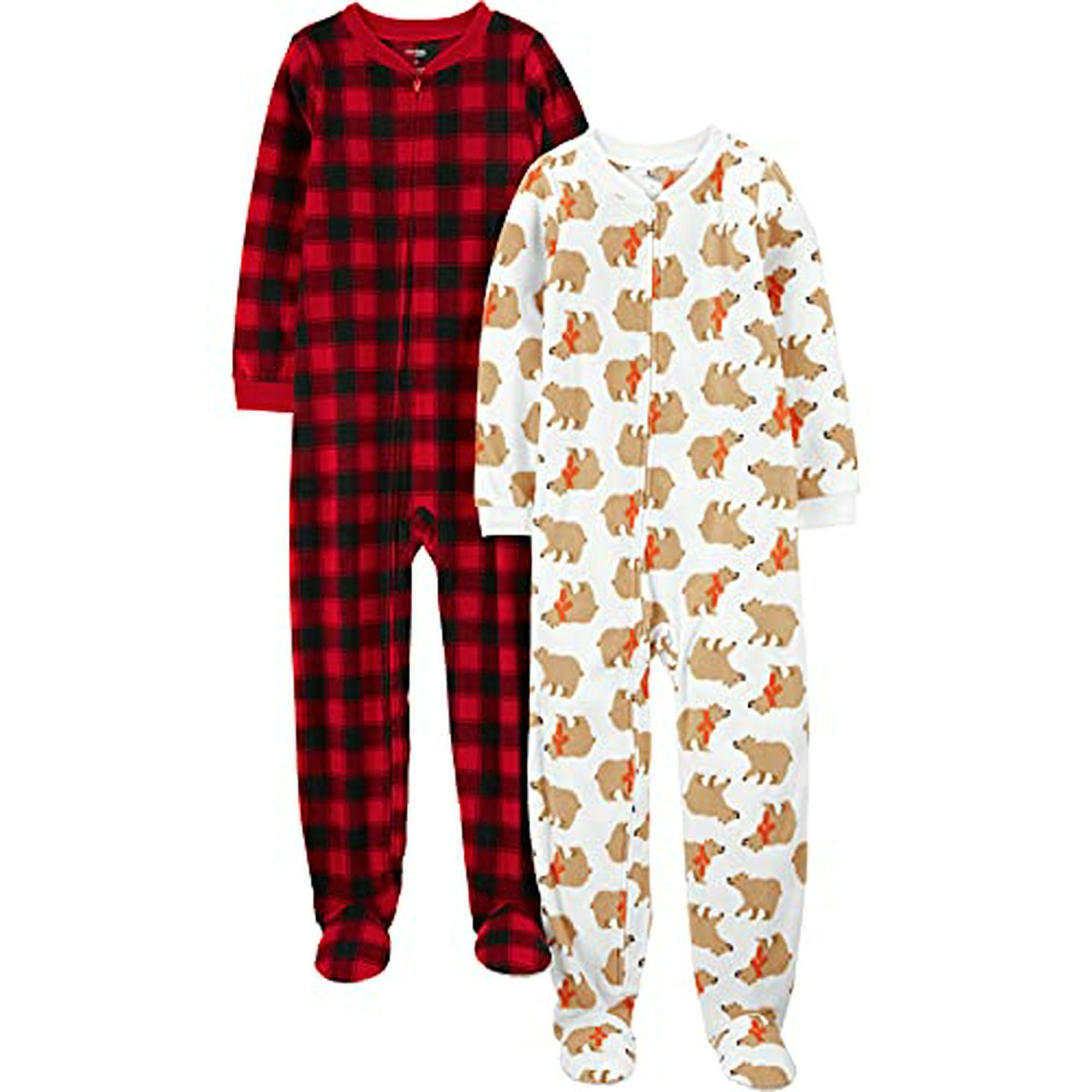 Boys fleece pjs sale