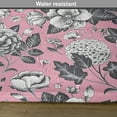 thumbnail image 6 of Ambesonne Floral Place Mats Set of 4, Vintage Garden Flowers, Standard Size, Coral Black and White, 6 of 6