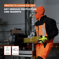 thumbnail image 5 of RefrigiWear HiVis Insulated Softshell High Bib Overalls - Reflective, Water-Resistant, 30°F Comfort Rating, Durable High-Visibility Workwear, 5 of 7