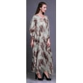 thumbnail image 3 of Bimba Tie-Dye Long Caftan Maxi Dress Beach Swimwear Cover up Womens Kaftan-4X-5X, 3 of 5