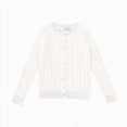 thumbnail image 3 of WXFAZCVU Girls Sweater Cardigan Round Neck Knitted Long Sleeve Sweater Vacation Going Out Size 3-4 Years, 3 of 4