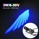 thumbnail image 5 of Alas de Ángel para motocicleta, luz LED de bienvenida para motocicleta, luz decorativa modificada, luces láser de ala, luces de proyección, 2 piezas, 5 of 5