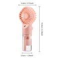 thumbnail image 6 of Misting Fan Portable Handheld Fan, 800 mAh Hand Held Mist Fan Rechargeable, 4 Speed ​​Small Mister Fan for Men Women Travel Home Outdoor, White, 6 of 9
