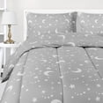 thumbnail image 1 of Juego de edredón Utopia Bedding All Season Moon Star Twin, 1 of 8