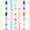 Color 2, variant on Peel and Stick Wallpaper 17.7in x 9.8ft Rainbow Stripes Seamless Vertical stripes pastel colors Contact Paper Vinyl Waterproof Self Adhesive Wall Paper for Bedroom Shelf Cabinet Renter Friendly