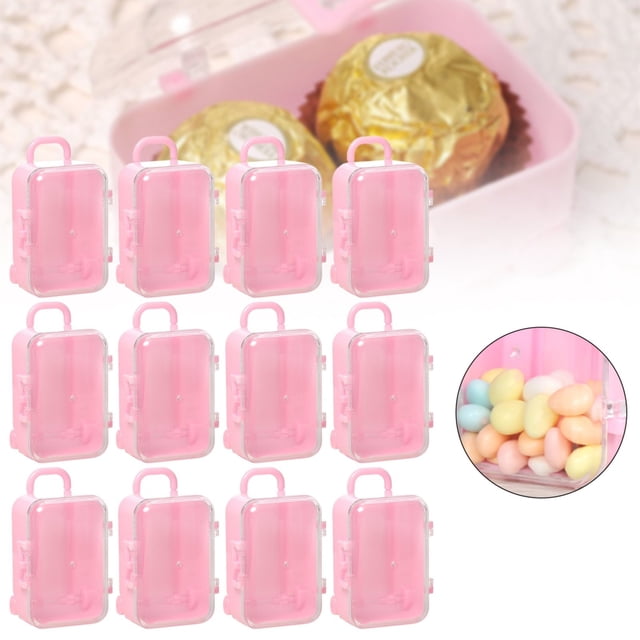 12 Roller Travel Suitcase Candy Box Personality Wedding Candy Box Luggage Trolley Case Candy Toy