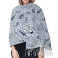 thumbnail image 5 of Shawl Wraps for Women - Shells And Sand Oversized Fall Winter Fashion Blanket Scarf for Women, 5 of 6