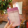 thumbnail image 3 of de agua de plástico con correa de , tazas para mujeres y , jarra de agua para zumo , 300ml Botellas De Bebidas（Rosa）, 3 of 5