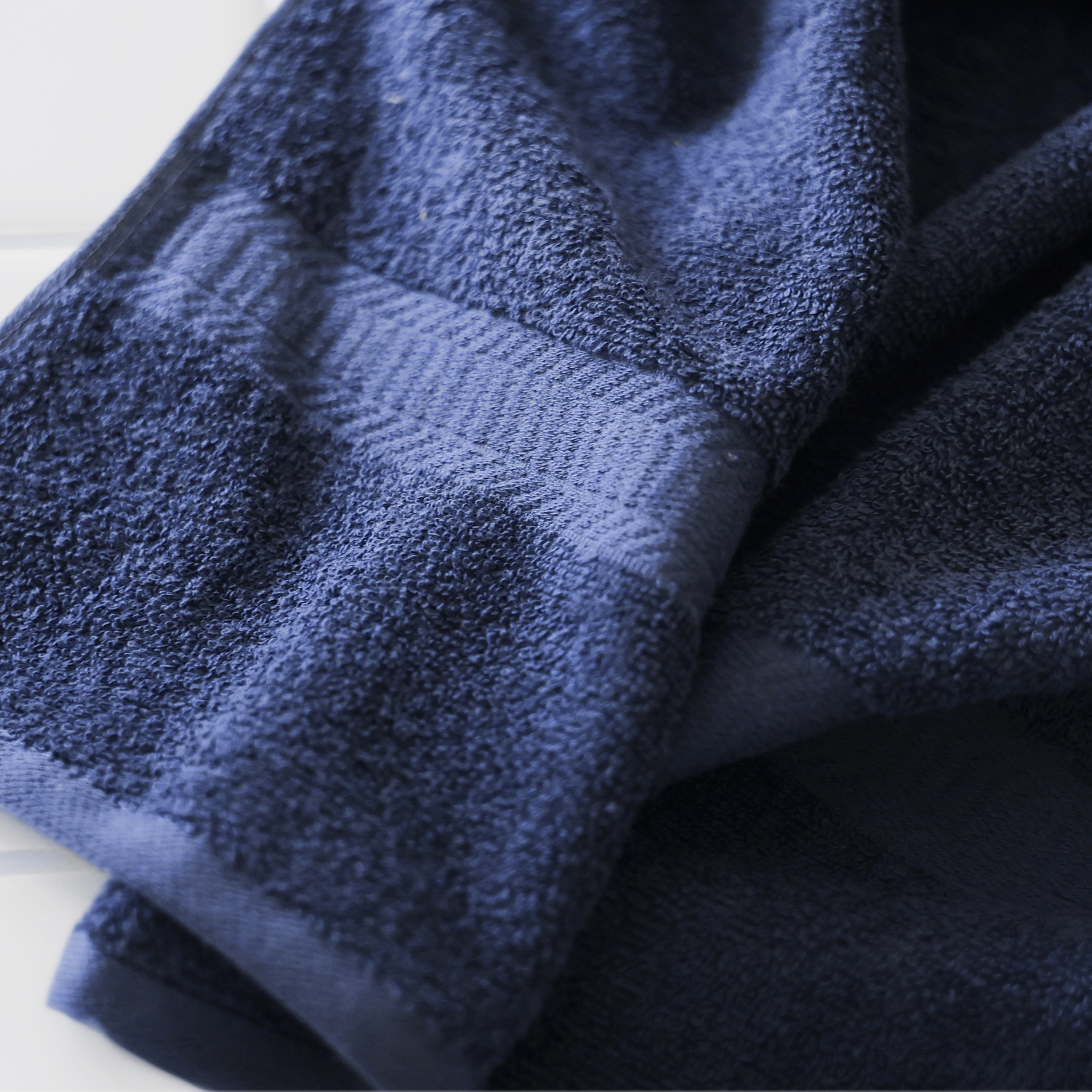 Mainstays 18-Piece 100% Cotton Towel Set, Navy photo 4