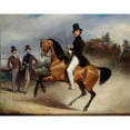 thumbnail image 2 of Eugène Giraud 24x20 Gold Ornate Framed and Double Matted Museum Art Print Titled - The Count of Lancosme-Breves (1840), 2 of 4
