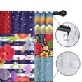 thumbnail image 4 of Blackout Kids Curtains,Pioneer Flower Floral Print Pattern Childrens Insulated Curtains Set Of 2,Bedroom Essentials,Toddler Room Decor 52"x84", 4 of 5