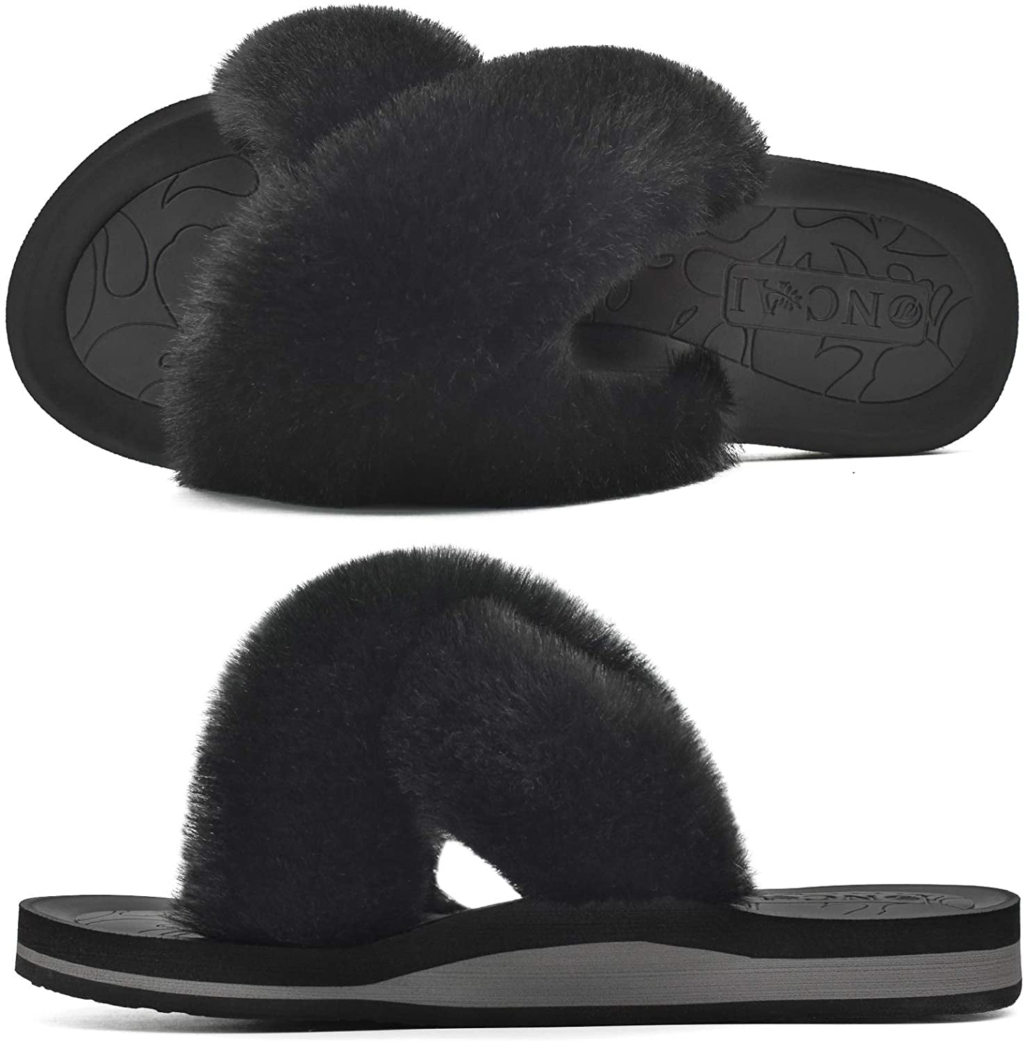 fluffy slides size 11