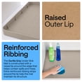 thumbnail image 3 of GORILLA GRIP Waterproof Silicone Under Sink Mat with Lip for Kitchen and Bathroom, 34 x 22 in, Beige, 3 of 9