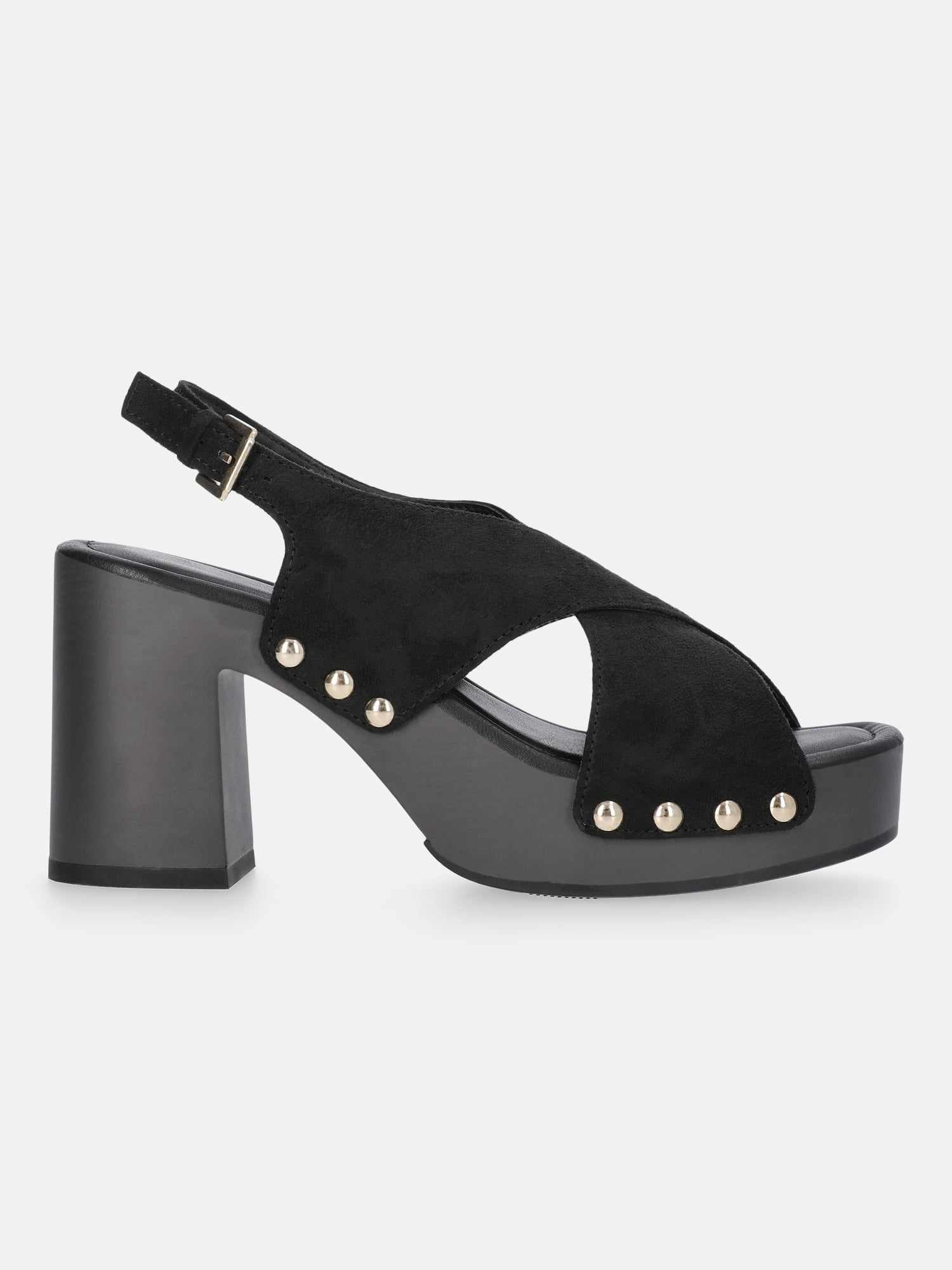 Time and Tru Women's X-Band Heeled Sandals