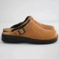 thumbnail image 3 of QWKLEAJ Men’s Casual Shoes Closed Toe Platform Clogs, Adjustable Buckle Back Strap Cork Insole Slip On Dress Shoes for Men Kitchen Restaurant Daily Walking Vintage Work Mules Brown 7, 3 of 4