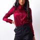 thumbnail image 5 of Gibobby Blusas De Manga Larga Para Mujer Camisa Tops Botón de Blusa casual Mujer Blusa de manga larga para mujer（Rojo， XXL), 5 of 5