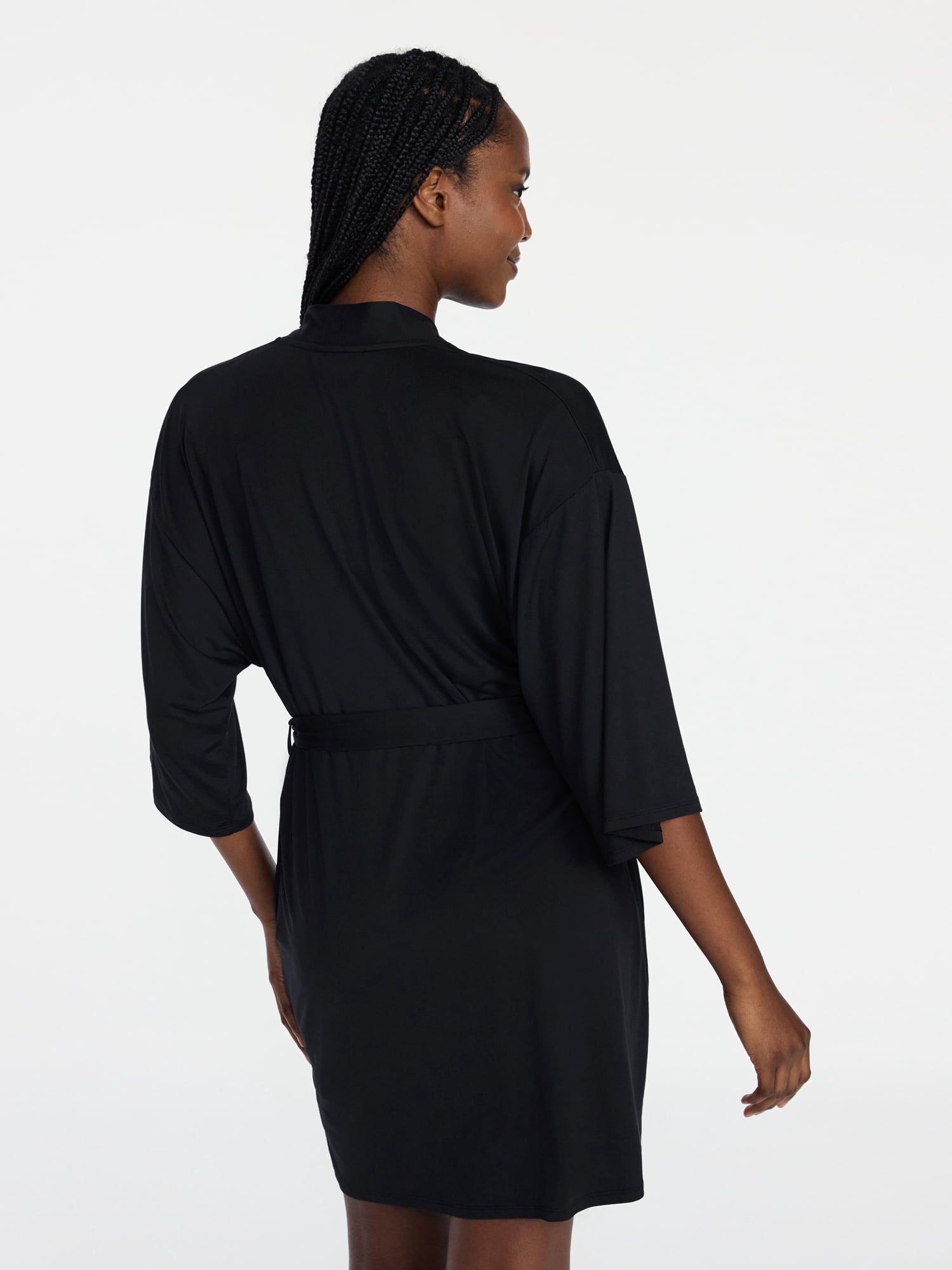 Joyspun Women’s Dreamy Soft Collection Knit Robe, Sizes S/M-2X/3X