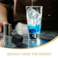 thumbnail image 3 of TINKSKY 1 Bag Ice Cubes Whiskey Stones Dark Blue Quartz Stone Chilling Preserving Flavor Women, 3 of 6