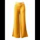 thumbnail image 2 of Pantalones Acampanados con Cinturón para Mujer, Estilo Informal, de Cintura Alta y Pierna . Amarillo XXXL, 2 of 7
