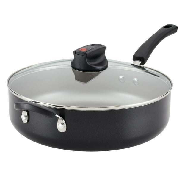 Sartén Farberware Smart Control de 6 litros con tapa negra