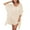 Apricot, variant on Women's Beach Cover Up Chiffon Cover Up Dress Spring Thin Sheer Beachwear Summer Light Loose Apricot One Size