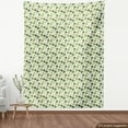 thumbnail image 4 of Ambesonne Leaves Fabric by the Yard Upholstery, Greenery Foliage Details, 1 Yard, Green Pale Green, 4 of 5