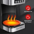 thumbnail image 4 of Taylor Swoden 12-Cup Programmable Coffee Maker, Regular & Strong Brew Drip Coffee Machine for Home and Office, Glass Carafe, Pause & Serve, Auto Shut Off, Black & Stainless Steel, 4 of 9