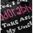 thumbnail image 5 of Adorable Like My Uncle Nephew Niece Toddler Boy Girl T Shirt Infant Toddler Brisco Brands 6M, 5 of 6