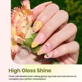 thumbnail image 2 of Set de esmaltes de uñas en gel Beetles Yellow Coral Green Glitter, 2 of 6
