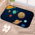 thumbnail image 5 of Floor Door Mats Bath Rugs Solar System Galaxy Planets Bathroom Carpet Non-Slip Absorbent for Entryway Indoor 23.6x15.7in Carpet Runner, 5 of 7