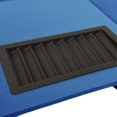 thumbnail image 3 of vidaXL 10-Player Poker Table with Chip Tray Blue 160x80x75 cm, 3 of 4