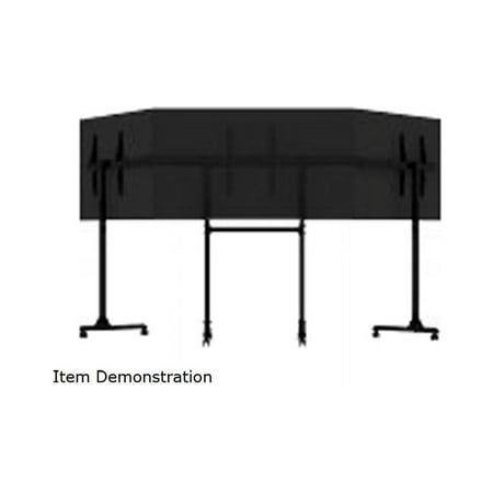 Next Level Racing - Free Standing Triple Monitor Stand - Black