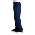 thumbnail image 3 of Haggar Cool 18 Pro Pantalón delantero plano de ajuste clásico para hombre, tallas regulares y grandes, azul marino, 40 W x 29 L, 3 of 5