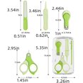 thumbnail image 5 of Cortaúñas para bebés, juego de cuidado seguro para bebés 4 en 1, juego de elementos esenciales para bebés que incluye: cortaúñas para bebés, tijeras para uñas para bebés, lima de uñas para bebés, pinz, 5 of 5
